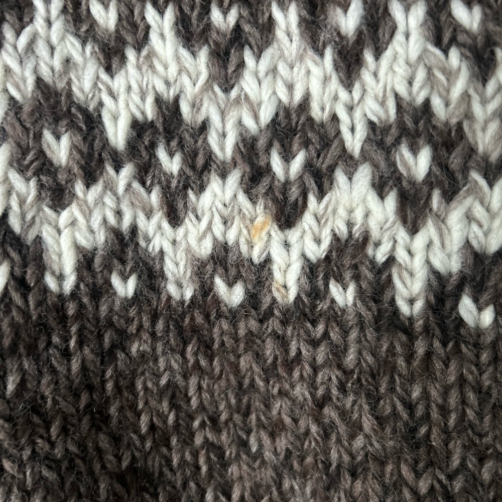 NWT Banana Republic 100% Wool Fair Isle Shawl Collar Belted Cardigan XS - Picture 5 of 11